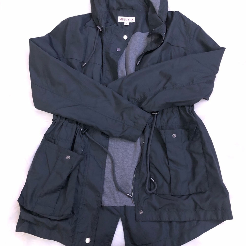 Merona jacket grey size large